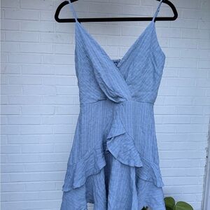 Flirty Blue Sleeveless Dress